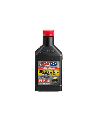 AMSOIL Signature Series 5W-40 Max-Duty Synthetic Diesel Oil 1 Quart / 946 ml